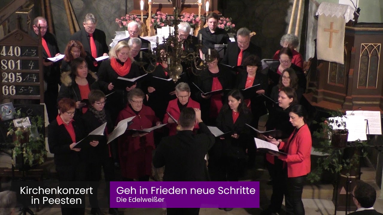Geh in Frieden neue Schritte
