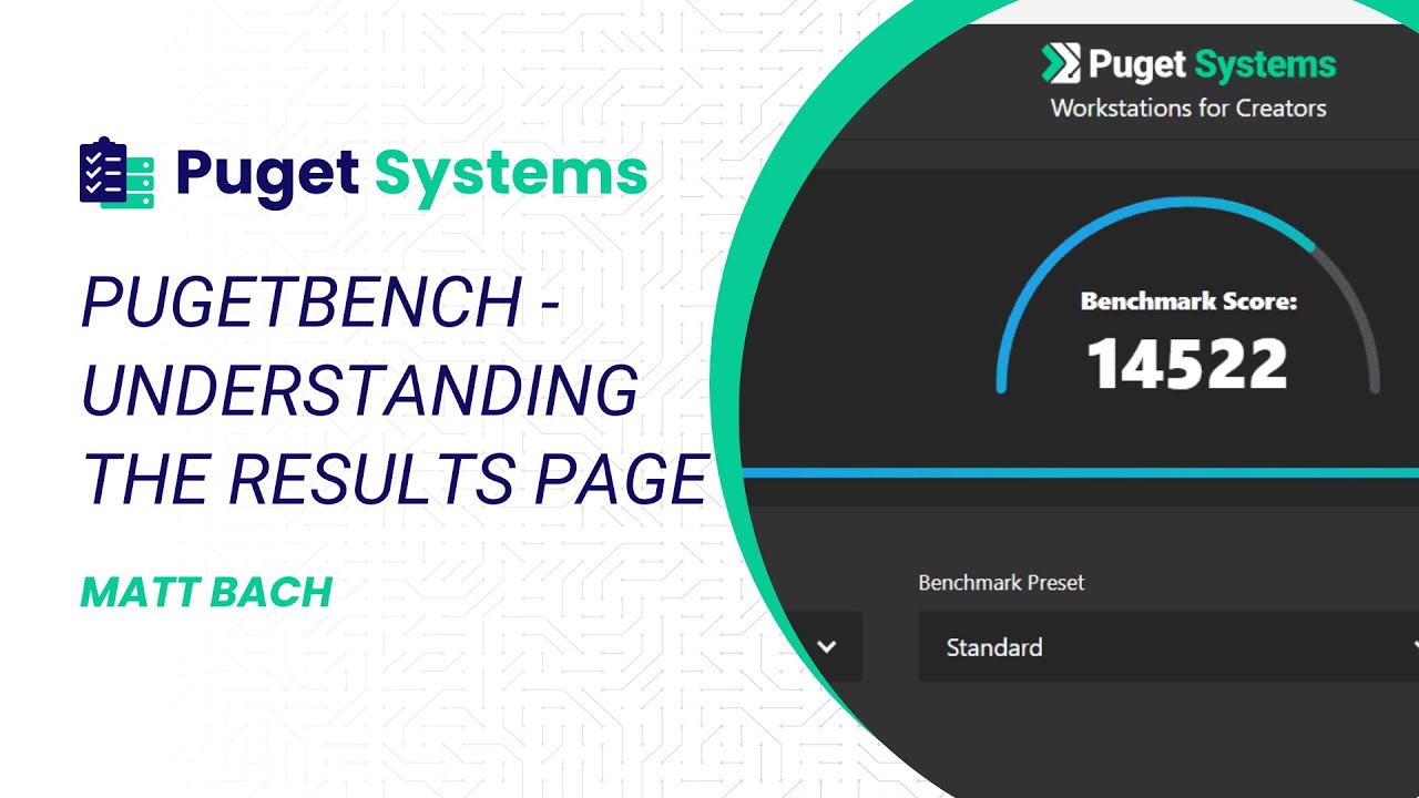 PugetBench - Understanding the Results Page