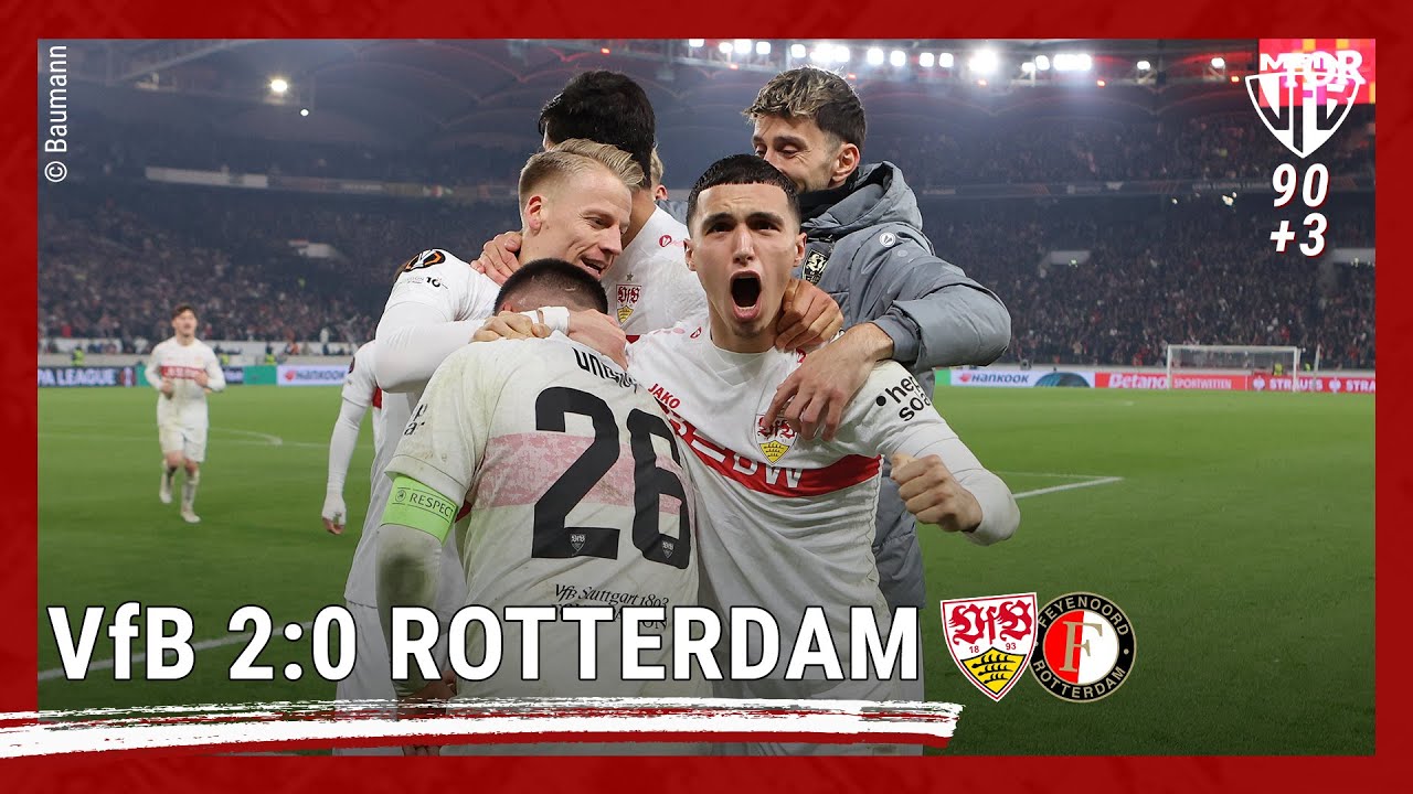Dosen&ouml;ffner El Khannouss | VfB Stuttgart 2:0 Feyenoord Rotterdam | MeinVfB 90plus3 ⚪🔴