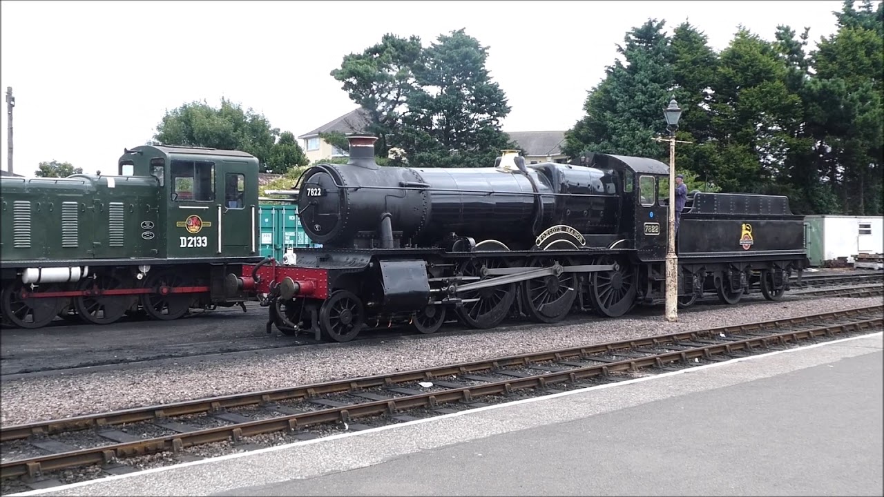 DINMORE MANOR RETURNS TO RUN ON THE WEST SOMERSET RAILWAY 1 AUGUST 2018