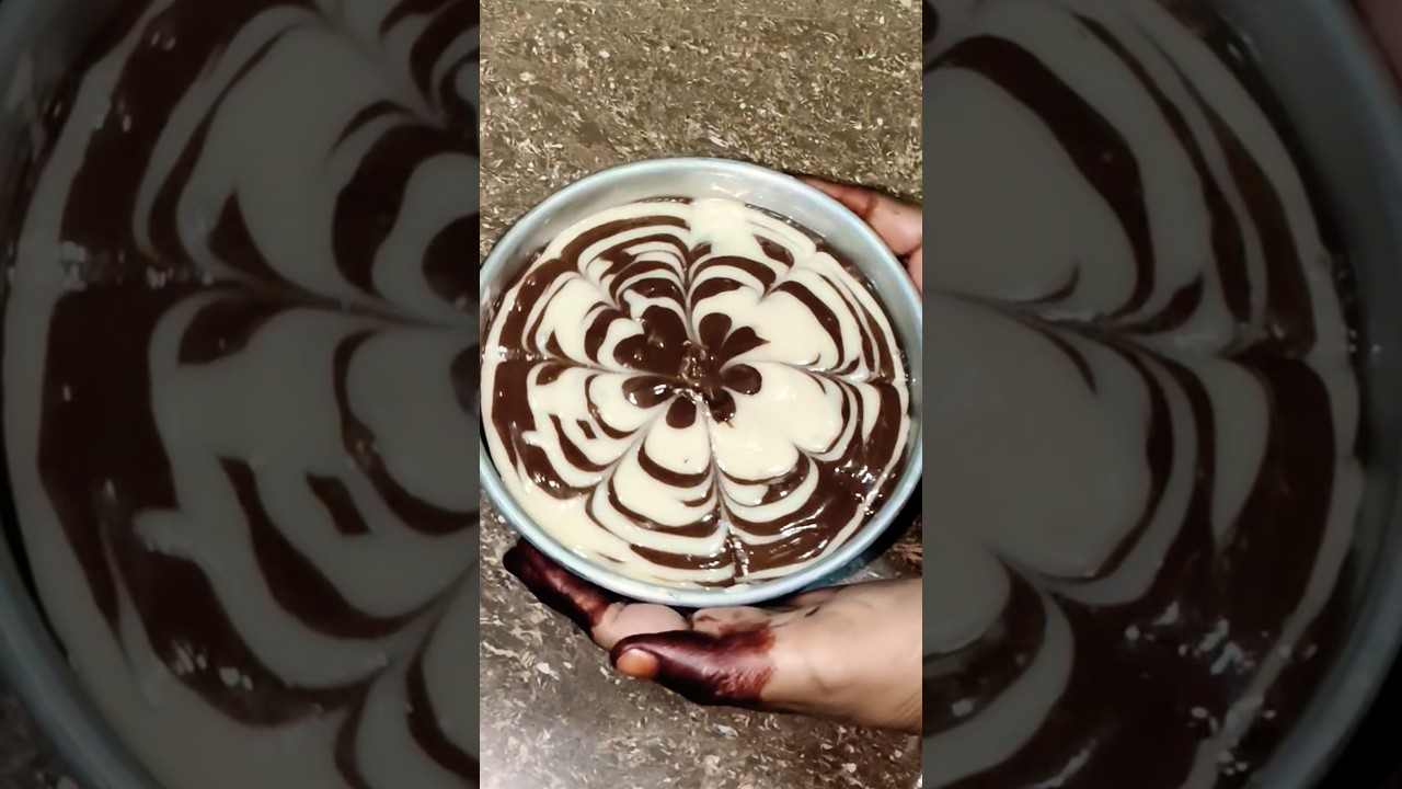 Easy Zebra cake✨#shorts #youtubeshorts #trending #viralvideo #viralshorts #recipe #food #zebra #cake