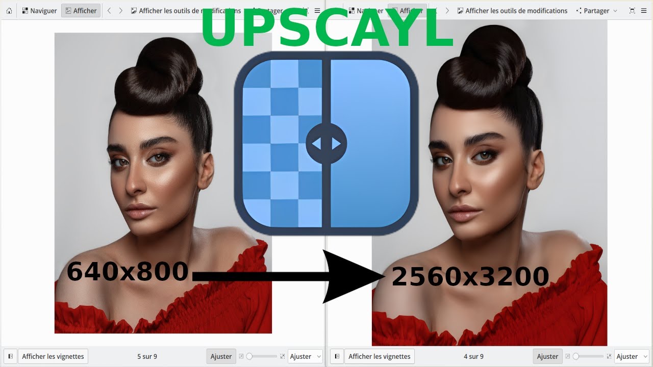 Upscayl pour agrandir une image sans perte de qualité