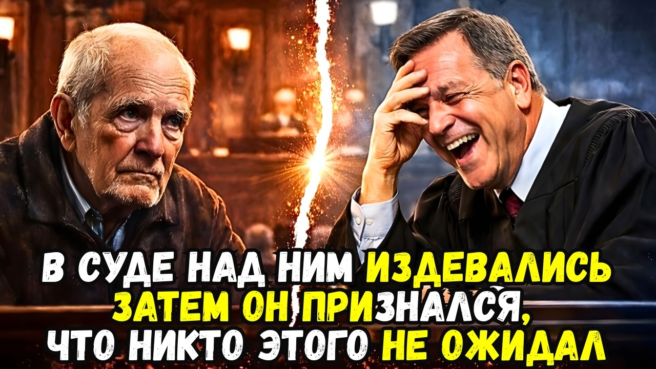Судья смеялся над стариком в зале суда… пока тот не раскрыл свою истинную сущность