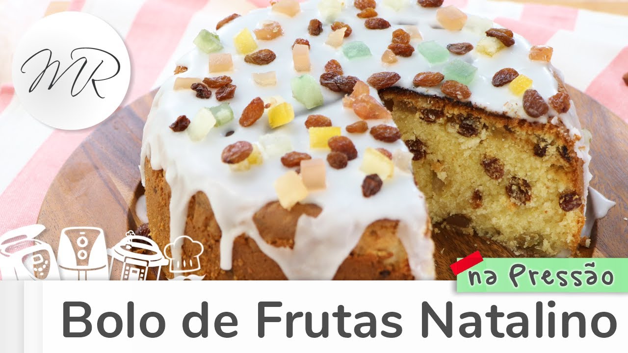 Bolo de Frutas Natalino na Panela de Pressão Elétrica - Maurício Rodrigues