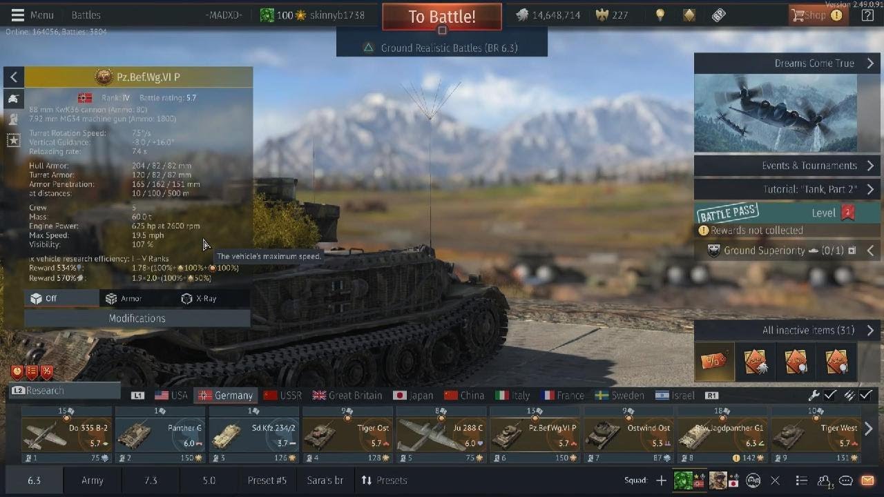 War Thunder Jadgpanther perfect flank holds back emeny