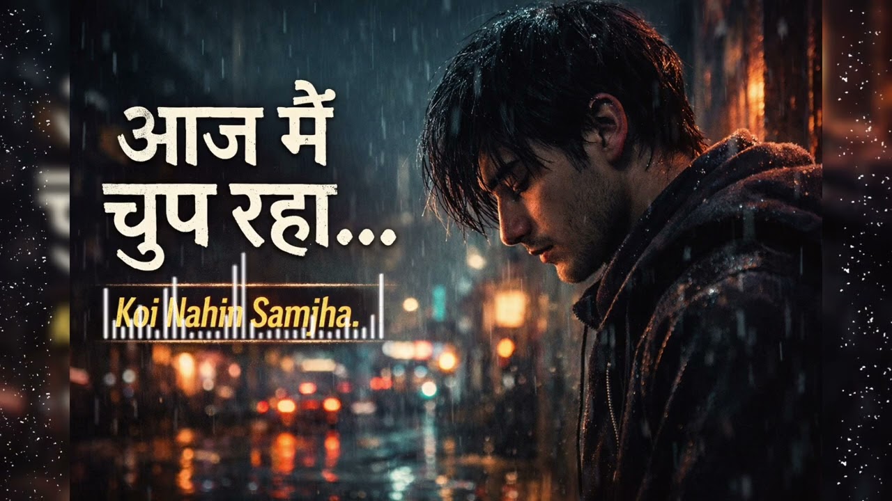 Aaj Main Chup Raha 💔 | Hindi Lofi Song | Sad Night Vibes | Alone Feelings
