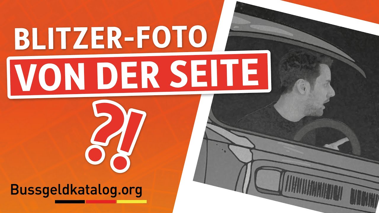 📸 Blitzerfoto von der Seite: Ist das zul&auml;ssig?🚫Gilt der Bu&szlig;geldbescheid?