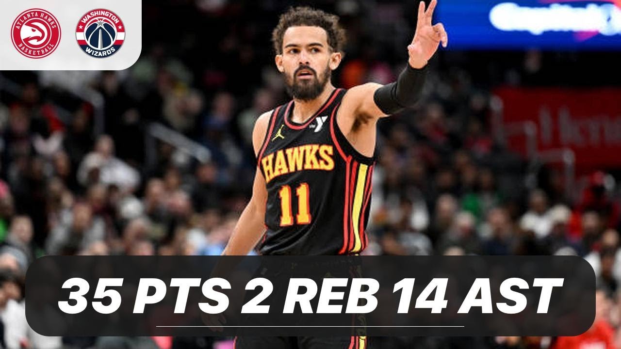 TRAE YOUNG vs WIZARDS | 35 PTS - 2 REB - 14 AST | 02-09-2025 Highlights