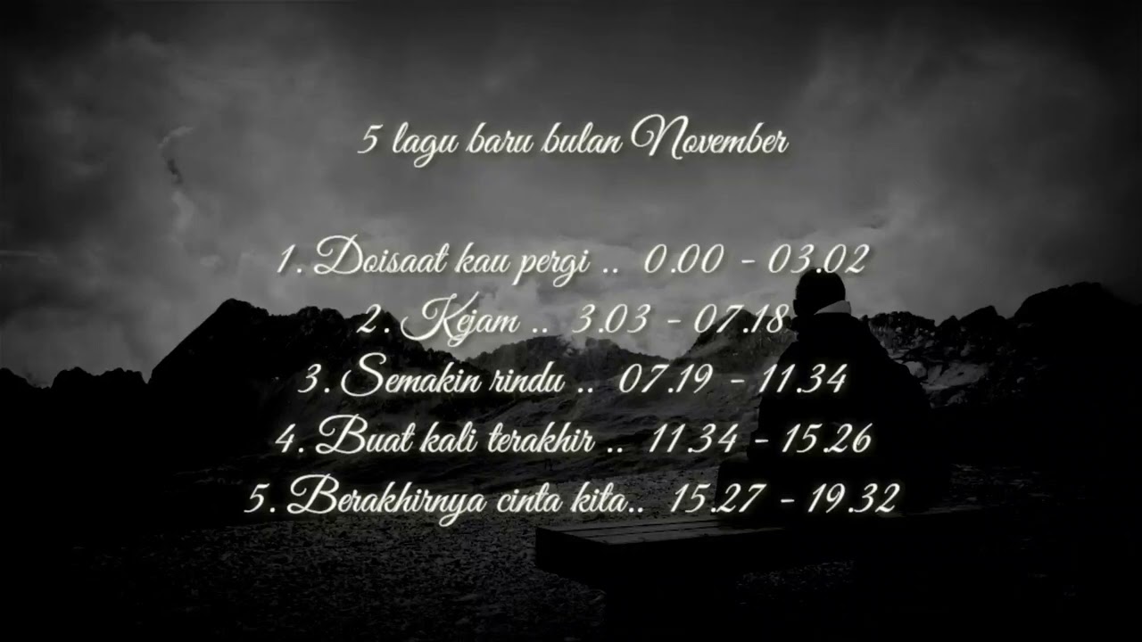 5 lagu baru bulan November 