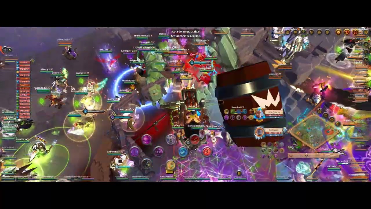 Albion Online POV Arcano Silence Upside 43% vs Maga Koll aid 47% + Ifures bomb secuetradores.