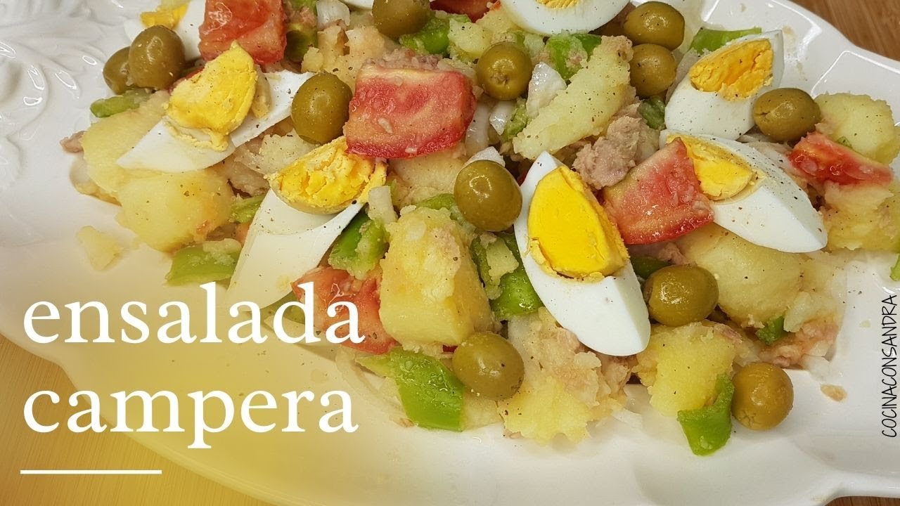 ENSALADA DE PATATA - ENSALADA CAMPERA/ UNA RECETA IDEAL PARA VERANO QUE TE SORPRENDERÁ!