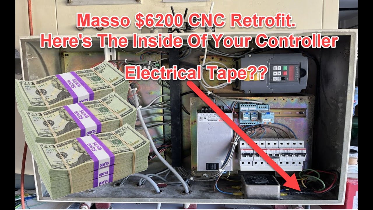 Masso CNC $6200 Retrofit  Here's The Inside Of Your Controller..