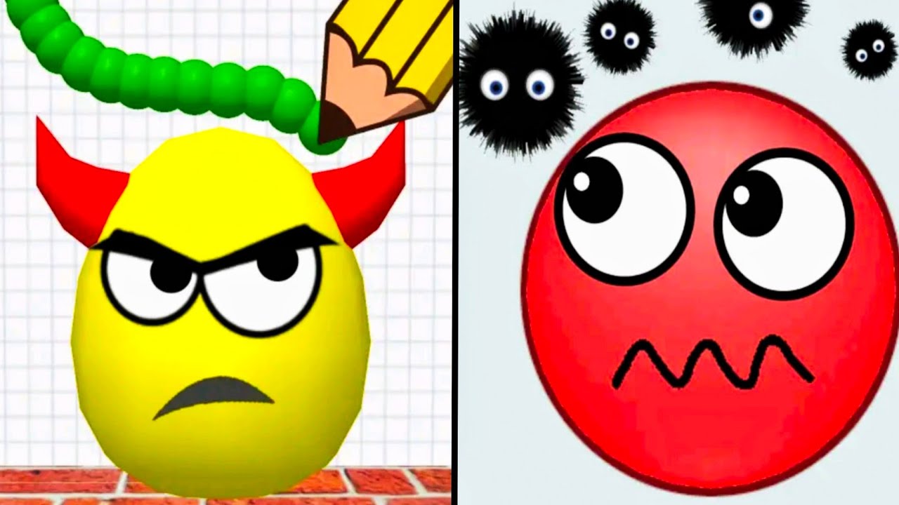 Draw To Smash vs Hide Ball - All Levels Gameplay (Android,iOS) Part 64