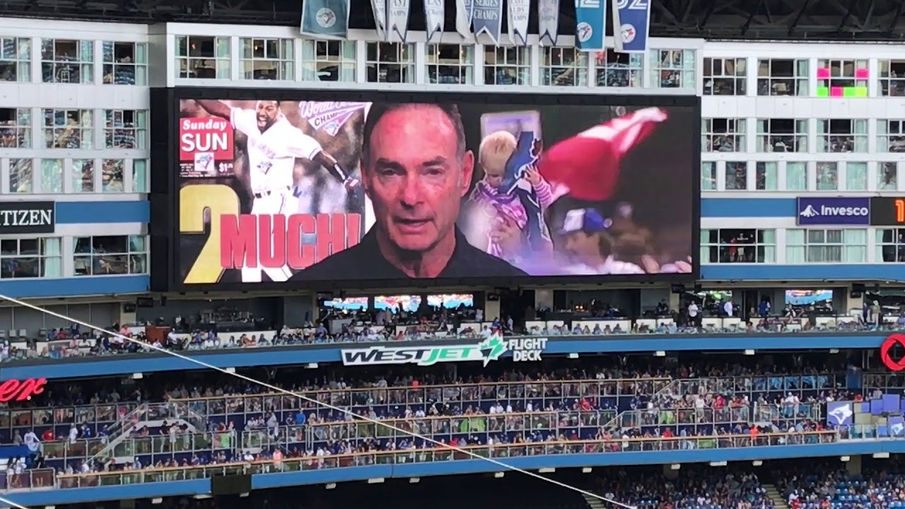 Toronto Blue Jays 25th Anniversary Ceremony - Part 2 of 2  8-11-18