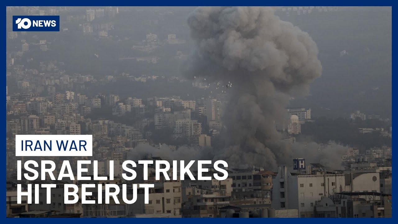 Israeli Airstrikes Pound Beirut As Shelters Fill With Displaced Families | 10 News