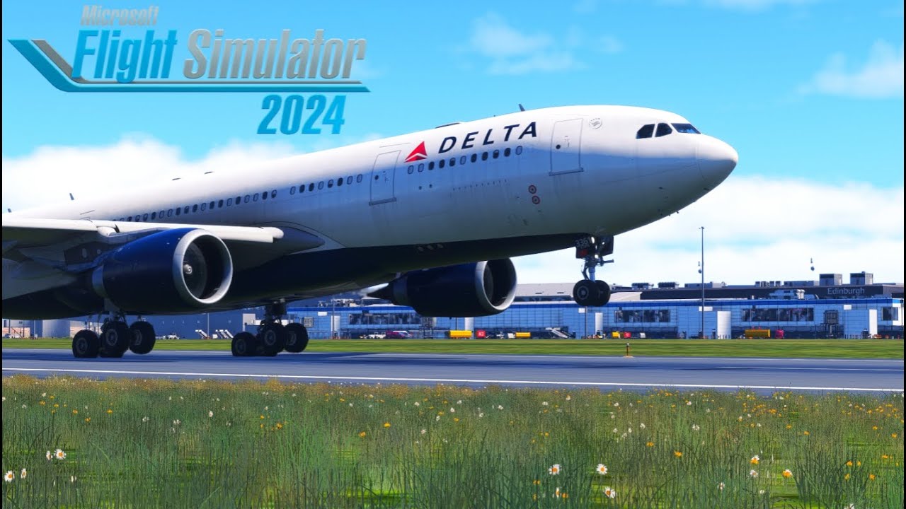 Flight Simulator: A330-200  Atlanta - Edinburgh ┃Delta Full flight┃ MSFS2024