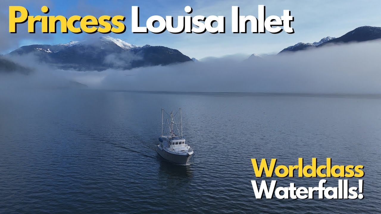 We travel on our Nordhavn to Princess Louisa Inlet to see amazing waterfalls!