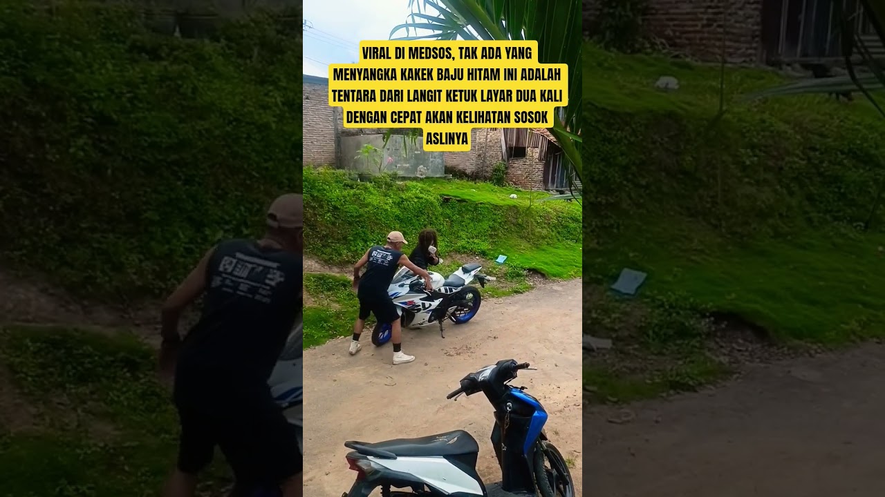 VIRAL DI MEDSOS, TAK ADA YANG MENYANGKA KAKEK BAJU HITAM INI ADALAH TENTARA DARI LANGIT #viral
