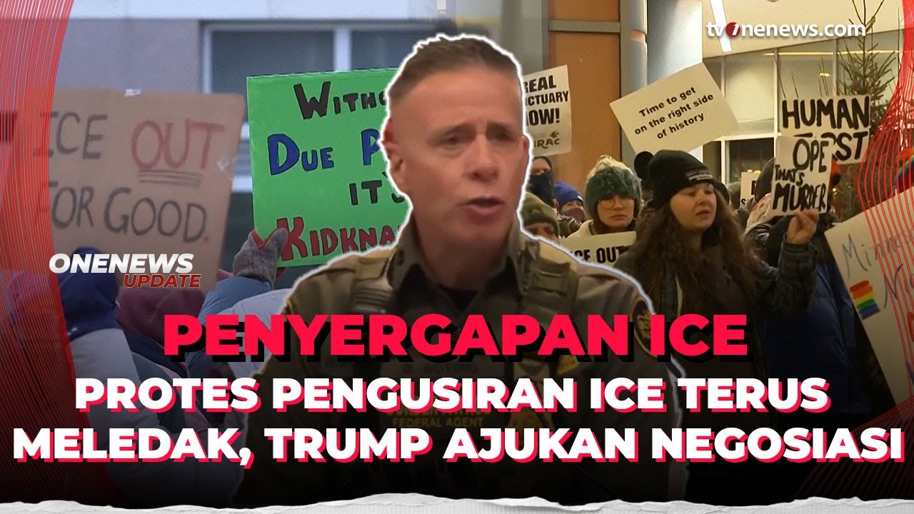 Penembakan Maut ICE Tuai Hujatan, Trump Negosiasi dengan Pejabat Mineapolis | OneNews Update