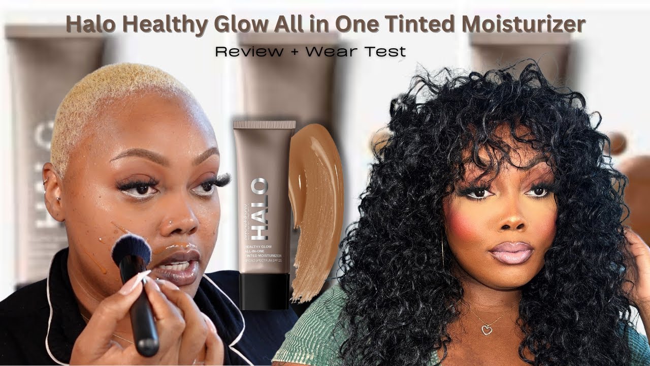 TRYING A TINTED MOISTURIZER | SMASHBOX HALO HEALTHY GLOW TINTED MOISTURIZER