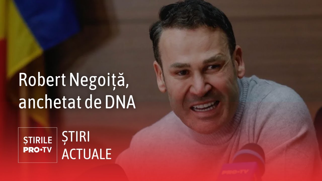 Robert Negoiță a fost plasat sub control judiciar cu o cauțiune de 800.000 de lei