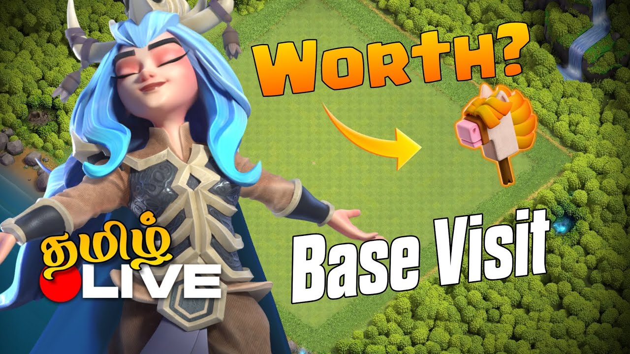 🔴தமிழ் Clash Of Clans  | Attacks and base visit #coc #tamil #live