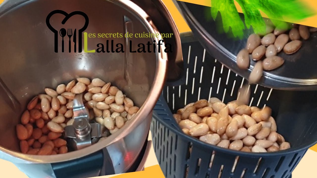 Frire les amandes au Thermomixقلي اللوز وحمريه بسرعة وبلا عذاب#thermomix #amande @cheflallalatifa