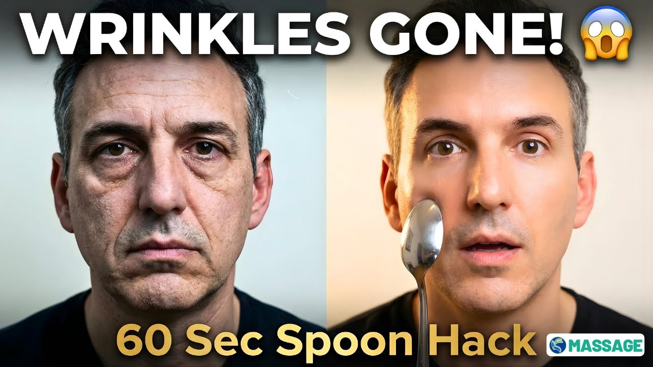 😱 Erase Wrinkles FAST: Spoon Massage Makes Me Look 10 Years Younger Overnight!