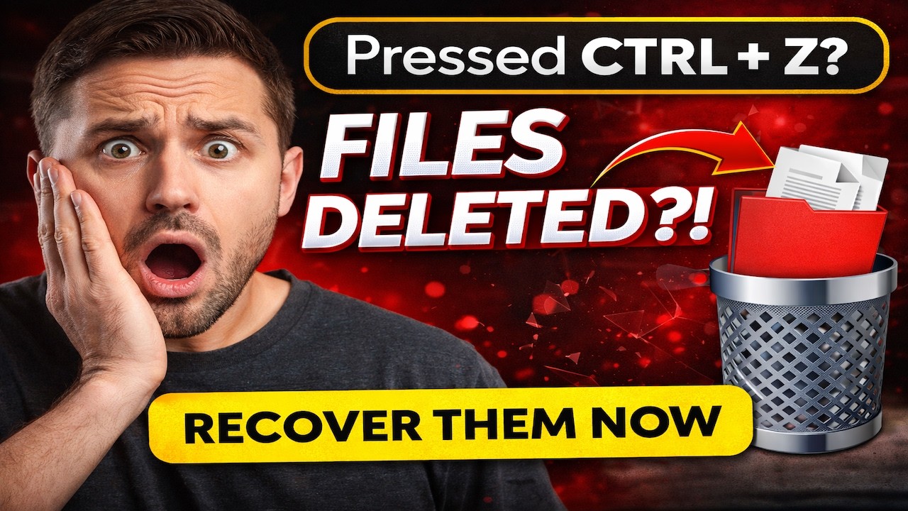 Как восстановить файлы и папки, удаленные нажатием Ctrl+Z
