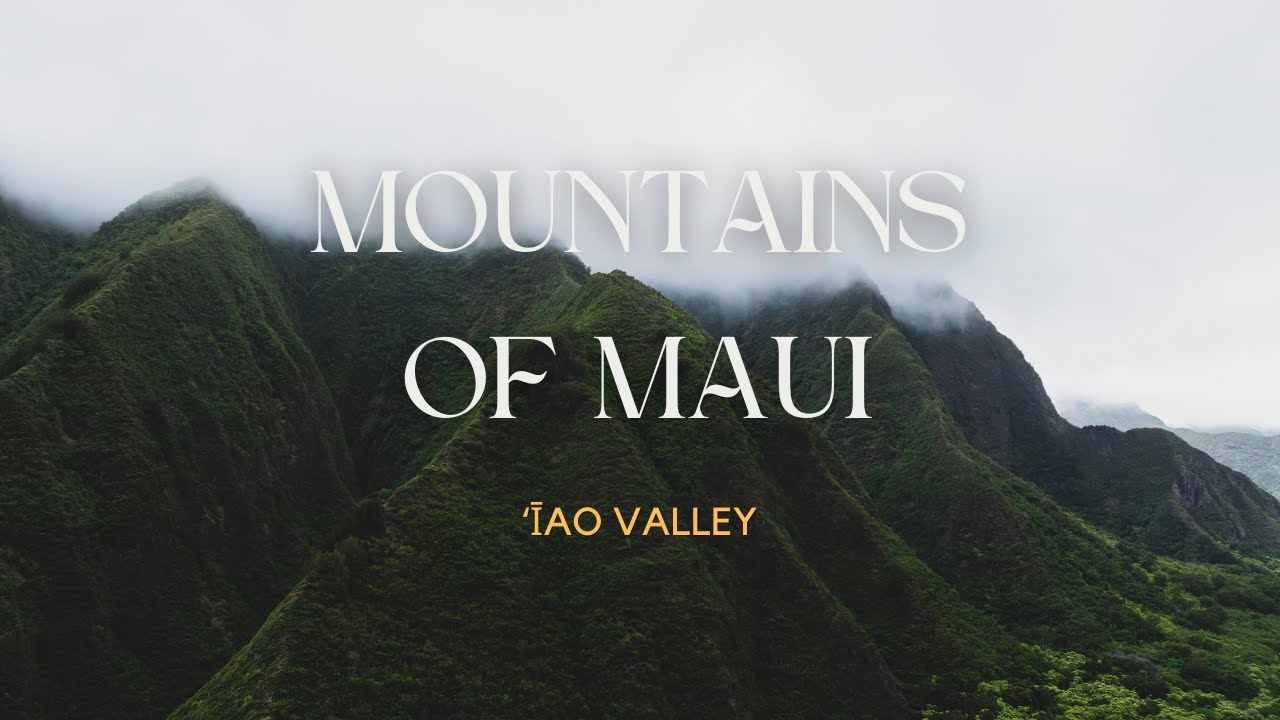 Mountains of Maui | Iao Valley | DJI Mavic 3 | 4K 60 FPS