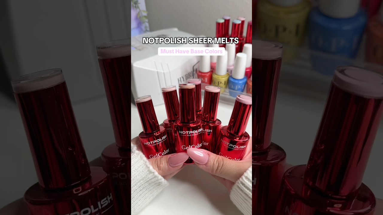 the perfect base colors for french tips ✨ #notpolish #frenchtips