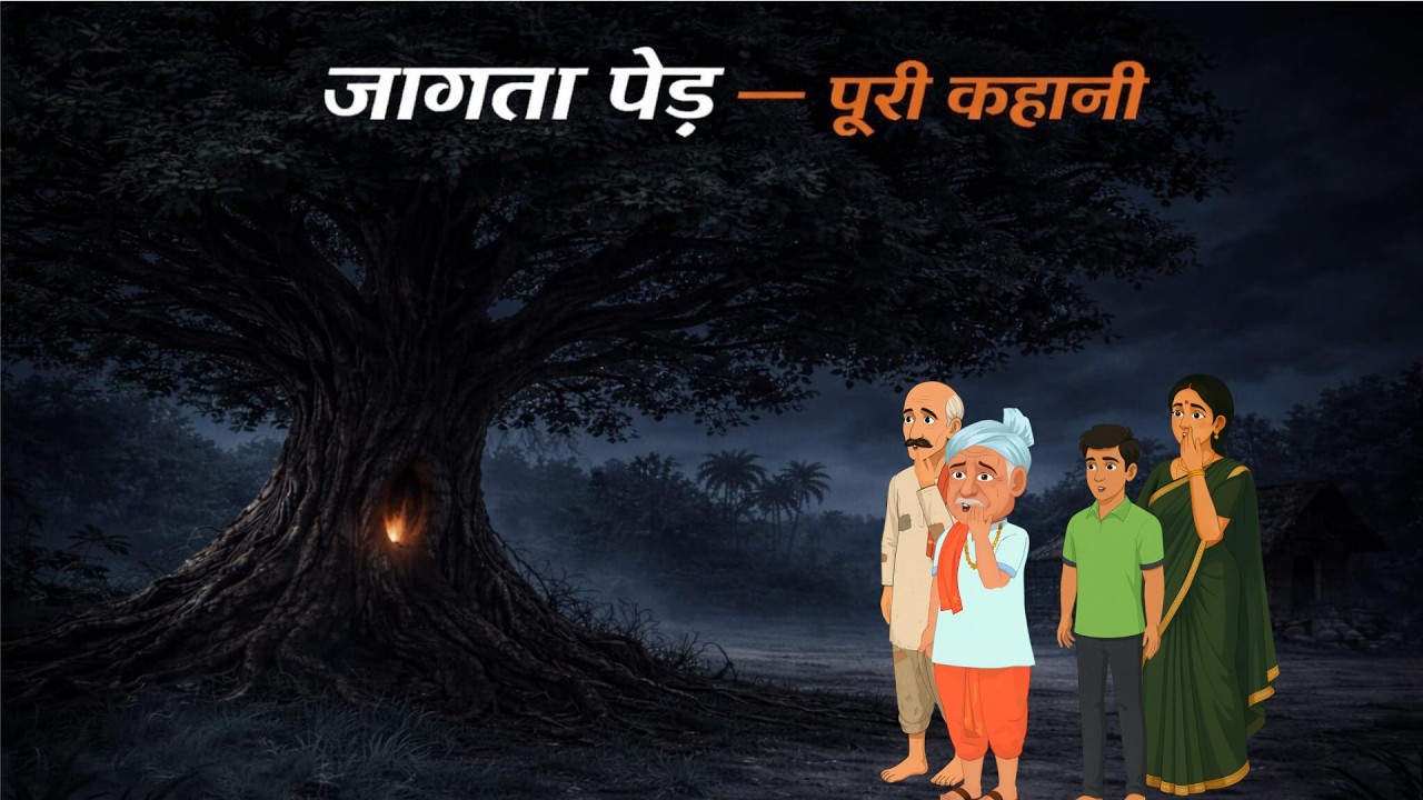 जागता पेड़ – पूरी कहानी | JAAGTA PED 🌳| HINDI KAHANIYA | CARTOON STORY | HINDI STORIES
