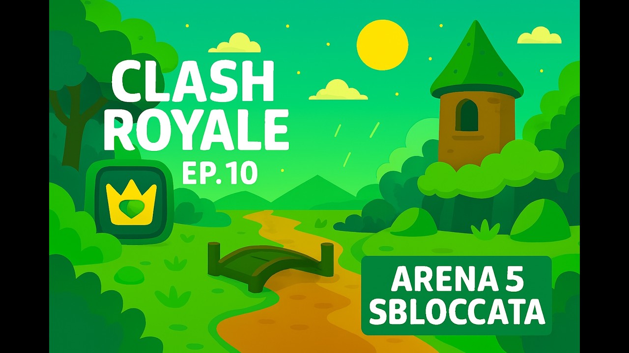 Clash Royale EP 10 ITA - FINALMENTE SI ARRIVA IN ARENA 5