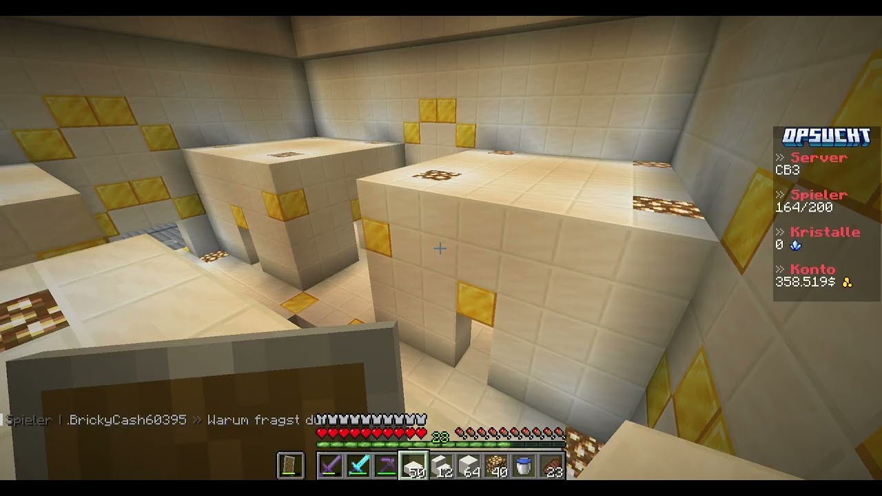Minecraft OPSUCHT Server Folge 4 Haus bauen teil 4