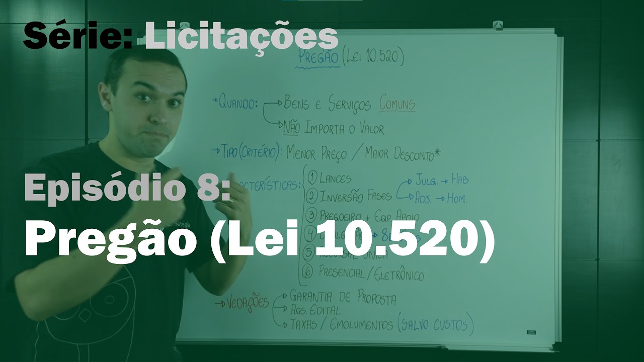 Licita&ccedil;&atilde;o P&uacute;blica [E8] - Preg&atilde;o