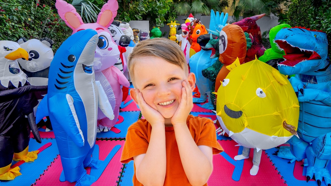 Giant Animals Help Kids Learn Alphabet 🐘🅰️