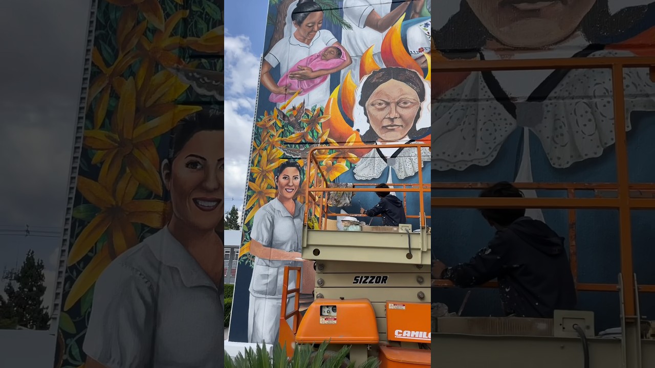 La realidad de hacer un mural&hellip; | #shorts