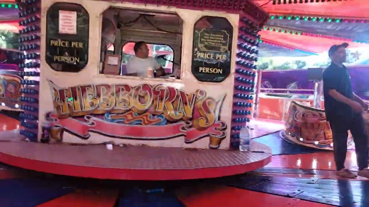 Hebborns waltzer 1931 R.J. Lakin onride with a screaming Brummie ! Gloucester,Bob Wilsons funfair.