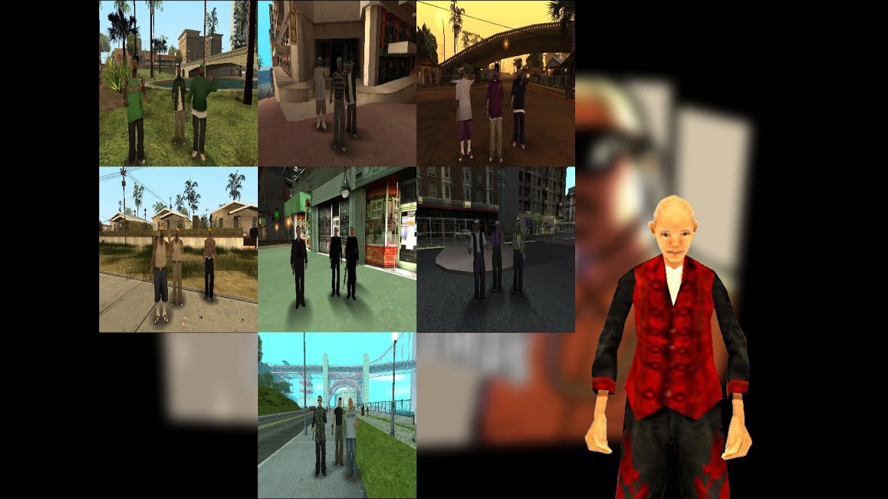 GTA San Andreas - How do gangs react to Sneakhead