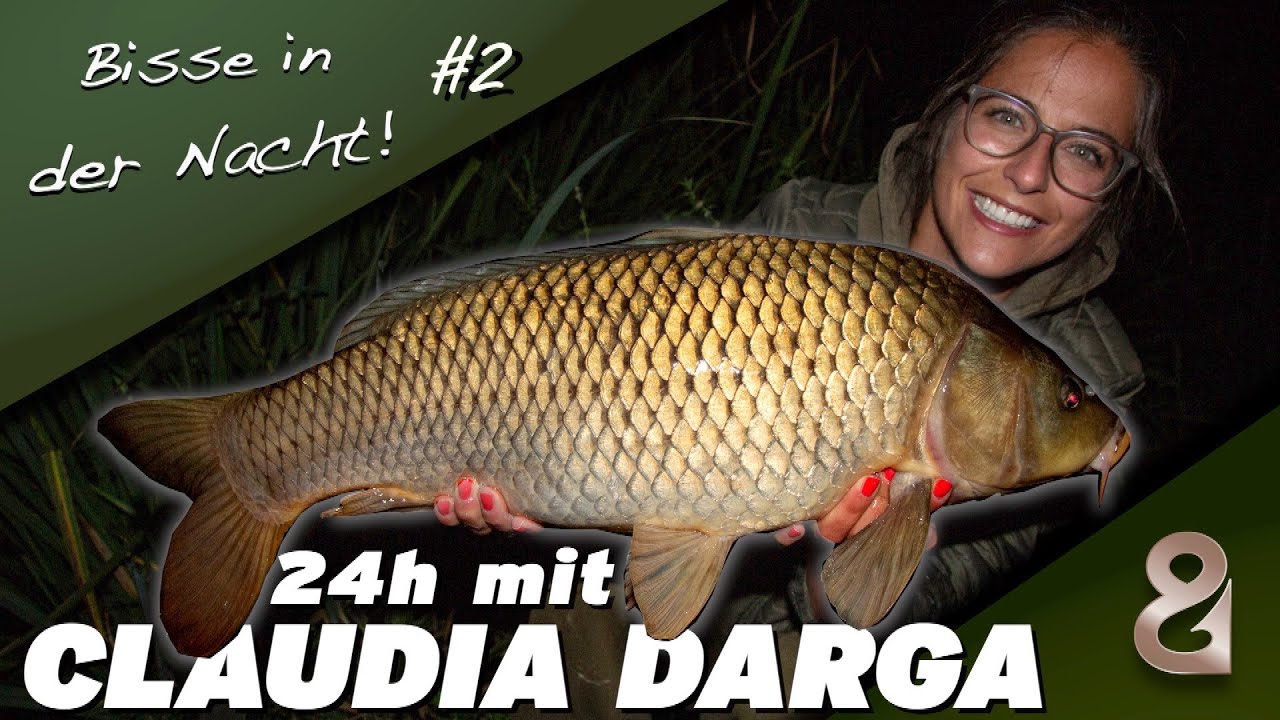 Boilie-Karpfen mit Claudia Darga! 24 Stunden am Stausee, Teil 2
