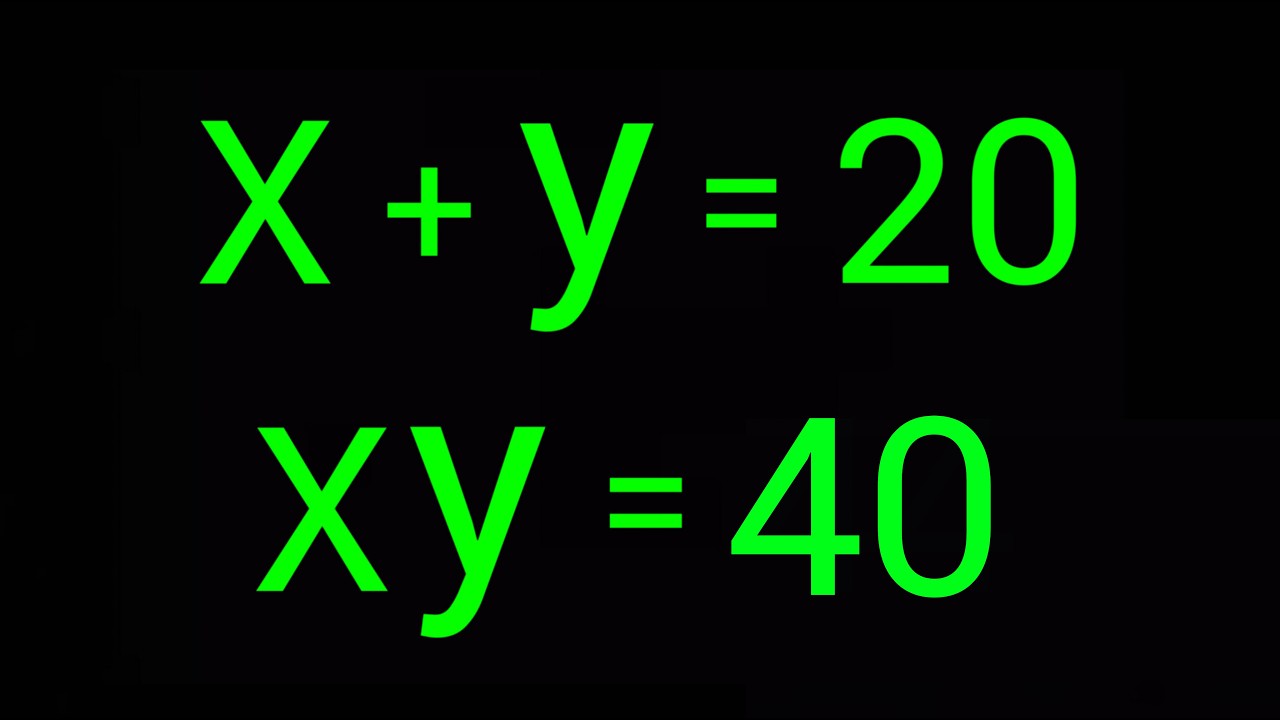 Germany | Can you solve this ? | Math Olympiad  (x,y) = ?
