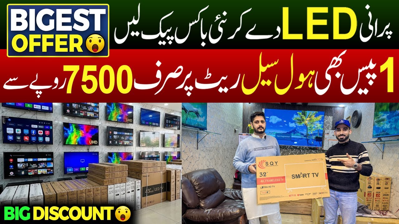 Best 4K Android LED TVs in Pakistan | Wholesale Prices & Full Review | JU Point