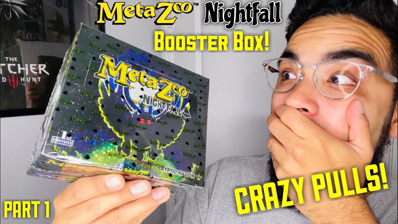FIRST EDITION METAZOO NIGHTFALL BOOSTER BOX OPENING! *INSANE PULLS*
