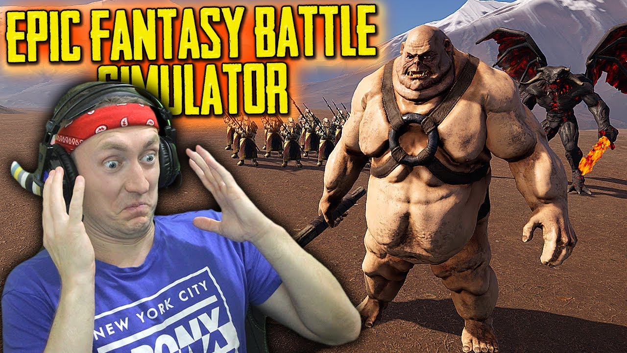 EPIC FANTASY BATTLE SIMULATOR - ТАКОГО Я ЕЩЕ НЕ ВИДЕЛ! КТО КОГО? ОБЗОР ИГРЫ