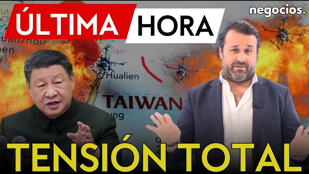 ÚLTIMA HORA | China envía por primera vez un dron militar al espacio aéreo de Taiwán. Tensión total