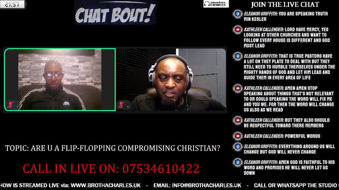 THE CHATBOUT TALKSHOW - 30.09.25 - TOPIC: ARE U A FLIP-FLOPPING CPMPROMISING CHRISTIAN?