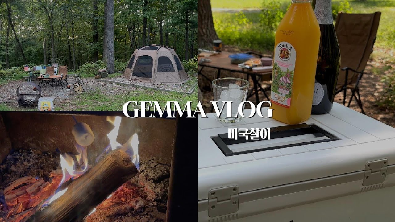 미국살이 Vlog | 뉴저지 근교 캠핑 Voorhees State Park Campground