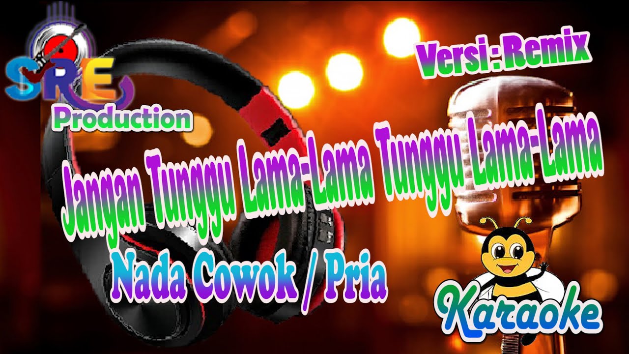 Jangan Tunggu Lama Lama Karaoke Remix Nada Cowok || Cici Paramida