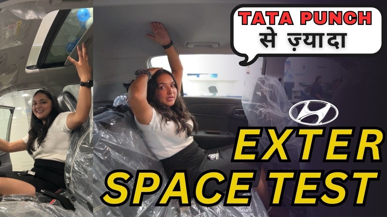 Hyundai Exter Space Test - Better Than Punch? Hyundai Exter Vs Tata Punch #exter