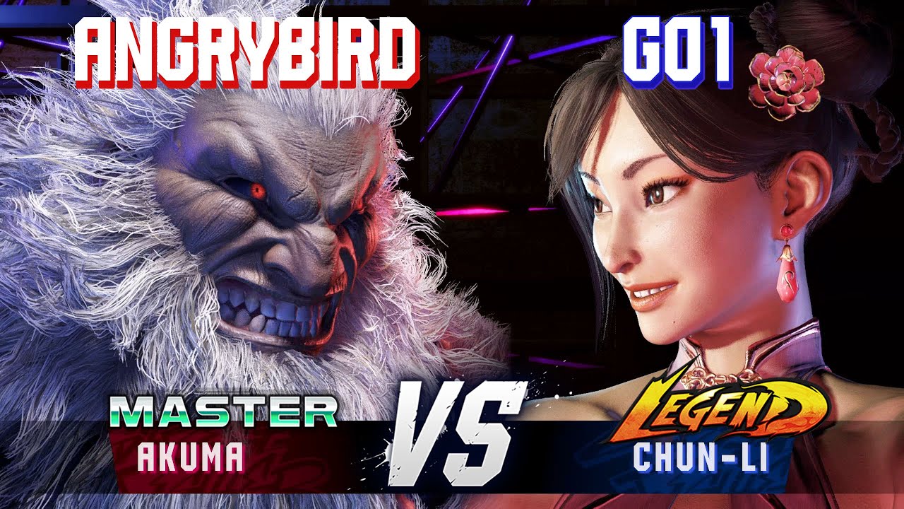 SF6 ▰ ANGRYBIRD (Akuma) vs GO1 (Chun-Li) ▰ High Level Gameplay